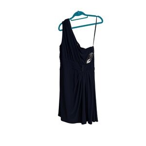 Nine West Navy One-Shoulder Dress NWT